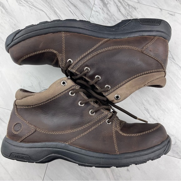 Dunham Shoes Dunham Mens Roll Bar Brown Leather Boots Size D Poshmark